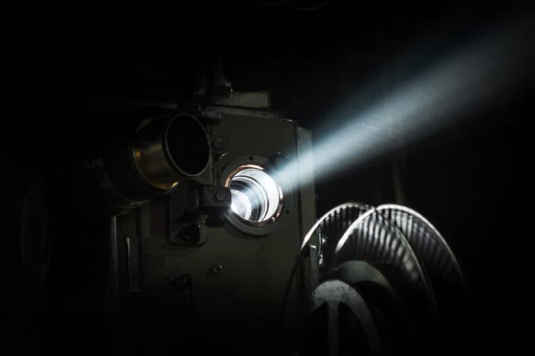 Historischer Filmprojektor